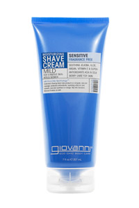 GIOVANNI COSMETICS: Shave Cream Fragrance Free And Aloe (Sensitive Skin) 7 oz